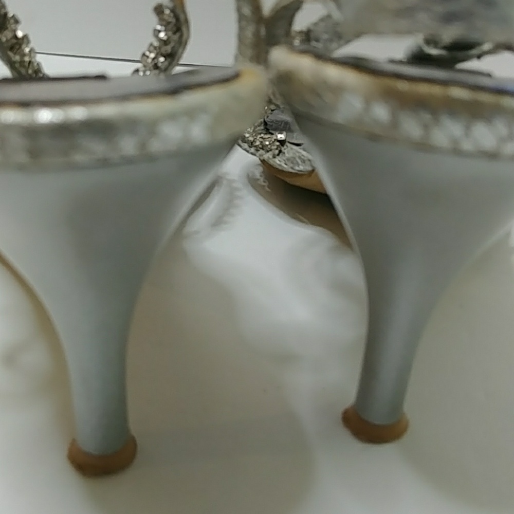 Celeste Rhinestone Heels Size 9 - Picture 5 of 8